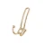 Import Wholesale stock cheap furniture hardware 6colors zinc alloy metal coat clothes hooks from China