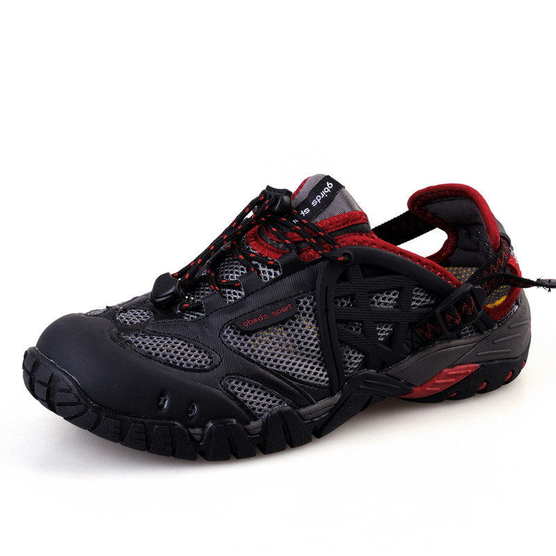 Wholesale Summer Mens Closed Toe Sport Hiking Sandals Amphibious Water Shoes,Fast Drying,Breathable Hiking Shoes