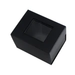 Wholesale Window Paper Padded Display Watch Boxes Custom Logo Transparent PVC Window Watch Package Cheap Price Sport Watch Box