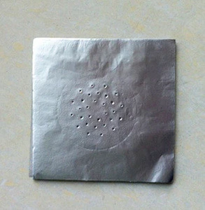 Wholesaler Hole square Silver Color Shisha Hookah Aluminium Foil sheet For Smoking