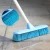 Import Wholesales Easy Use Plastic 30cm Hard Blue Industrial Cleaning Floor Scrubber Brush with Handle from Hong Kong