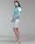Import Women Blouse Skirt Belt Combination Suits BL0385 from South Korea