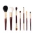 Import Women travel makeup kits face cosmetic tools acrylic handle makeup brush set with PU case from China
