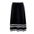 Import Womens A line Mid Waist Tencel Knitted Long Skirt from China