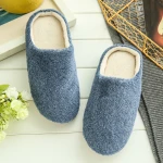 Womens Indoor Slippers super soft short plush Non-Slip indoor slipper