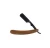 Import Wood handle straight use  razor blade shaving barber razor for salon from China