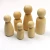 Import Wooden Peg Doll People Unfinished Doll Crafts from China