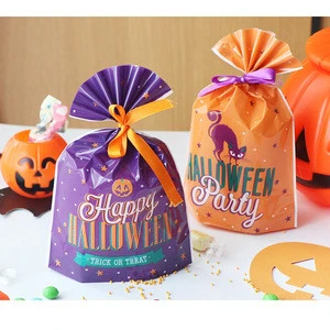 WoYing Halloween Candy Bags Cute Gift Bag Trick or Treat Kids Gift Pumpkin Bat Candy Boxes Halloween Party Decoration Supplies
