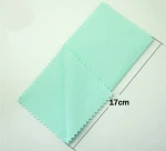 XD XS030 17cm double side velvet polishing cloth silver polish cleaner