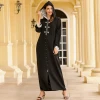 Y455 Cinus abaya islamic clothing wholesale Lace hat and nail drill Moroccan Middle Eastern dress