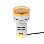 Yellow color AD101-22TM round shape Led digital display indicator thermometer temperature meter with signal lig