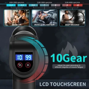 Yixuan 2025 High Quality Pro Muscle Massage Gun Whole Body Massager Gun Handheld Cordless Electric Deep Tissue Massage Gun