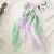 Import YIYI Korean trendy fashion fresh colors girl hair band spring summer ponytail tie-dyed chiffon hair scrunchies from China