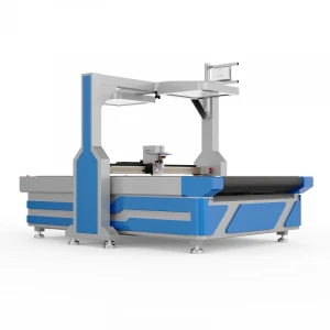 YIZHOU Automatic Shoes Upper Artificial Leather Cutting Machine Leather