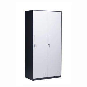 YUANJU 2 door office steel file cabinet with lock metal filing storage cabinet locker