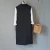 Import Z91609A Western design ladies sleeveless high slit blending waistcoats design for women from China