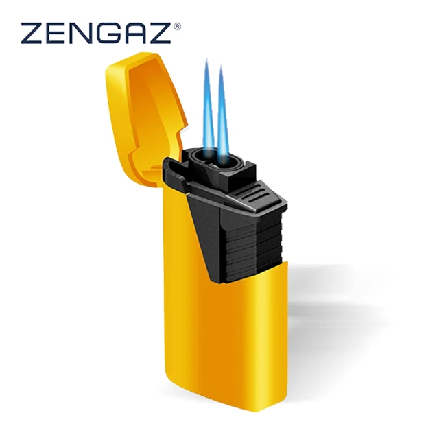 ZENGAZ ZL-9 Double Jet Flame Lighter Encendeor Custom Logo Windproof Lighter