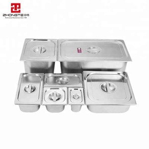Zhongte 1/4 size deluxe anty-jamming steam table pan