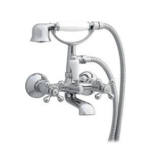 Zloog Brass Single Lever Wall Mounted Bath shower Mixer tap Hot and cold single handle bath mixer shower