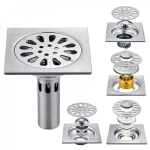 Commercial Grade 304 Stainless Steel Floor Drain for Hotel & Commercial Bathroom Projects