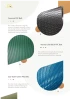 Three types of high-friction rough top patterned PVC belts for logistics conveyor