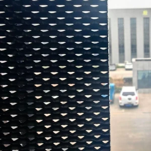 1.8 2.0 3.0mm Expanded Aluminum DVA Mesh One Way Vision Screen Mesh