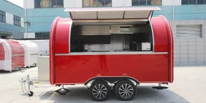 erzoda Can be customized Food Trailer Mobile Food Cart Food Truck coffee cart hot dog cart for sale