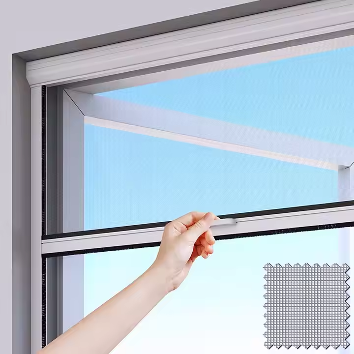 Buy Factory Direct Retractable Window Screen from JINWU GLASS FIBER CO ...