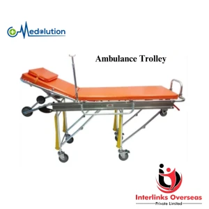 Ambulance Trolley Aluminium Alloy Patient Stretcher