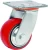 Import 150mm high load fixed plate type warehouse trolley castor 8inch 6inch 5inch 4inch Heavy Duty industrial PU Caster Wheels from China