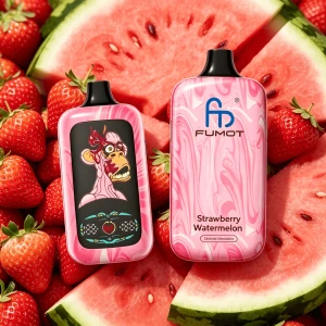 Wholesale Fumot Digital Monkey 40K Strawberry Watermelon Disposable Vape