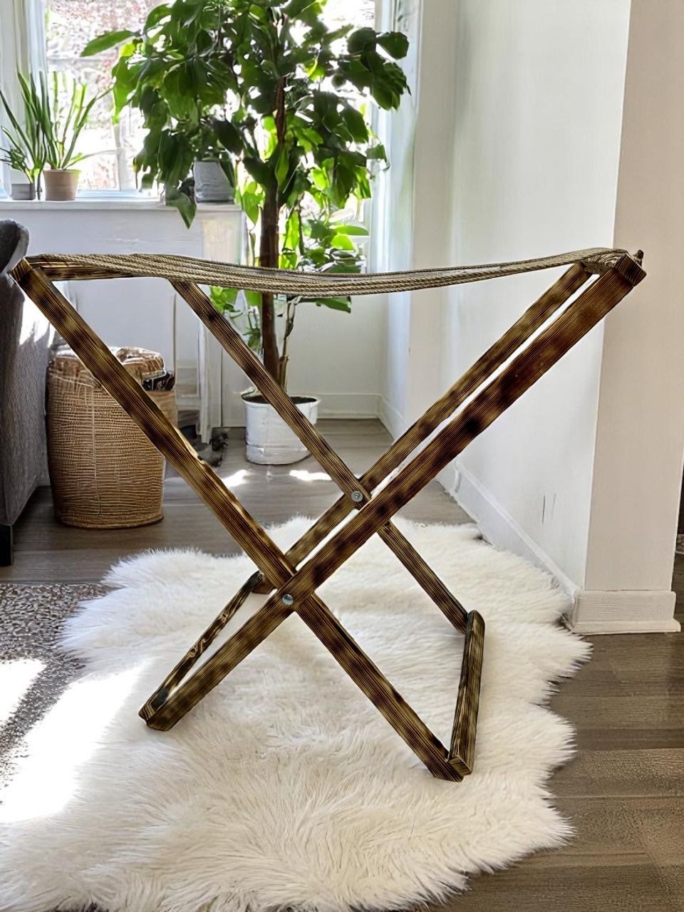 Buy Clothes Drying Rack, Laundry Drying Rack: Rustic Furniture - Wooden ...