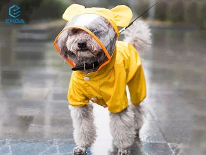 Fashion waterproof windproof dog jumpsuit outdoor pet raincoat