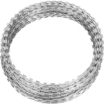 High Security Bto-16 Concertina Hot-Dipped Galvanized Stainless Steel Razor Barbed Wire Mesh Coil Barrier Razor Barbed