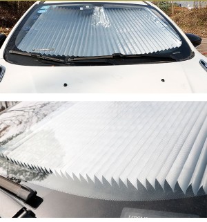 Car front windshield sunshade