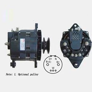 Hot sale CAR generator 90A alternator price with pulley