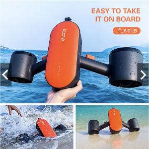 Changzhou Kuorui Underwater Scooter Dual Propellers with 2-Speed Compatible with Gopro