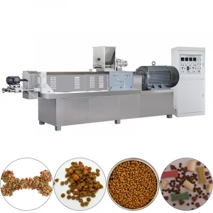 Extrusion pet dog food making machine