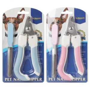 comfortable pet nail clipper with file Stainless Steel Nail Pet Grooming Dog Paw Claw Nail Cleaning