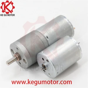 25mm dc gear motor 6v 12v 370 dc brush motor with 25mm metal gearbox
