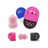 04 New Beauty Tool Set Travel Cosmetic Make Up Powder Puff Blender Carrying Box Silicone Makeup Sponge Holder Container Case