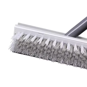 Double Sided Manual Flooring brush Sweeper Wall Corner Brooms Rotary Floor Scrubber Stainless Steel Scrub Brush