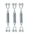 Import American die forging flower blue bolt open body flower blue screw 316 stainless steel closed flower basket din1480 from China
