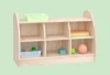 ZTX-TY006 Six-Compartment Cabinet with Back Panel – Imported Rubberwood & Solid Wood, 800x300x500mm