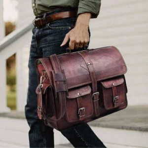 Leather Hand carry bag