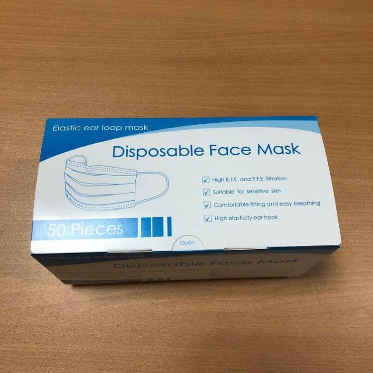 Buy 3 Layers Blue Disposable Laboratory Cleanroom Face Mask from group ...