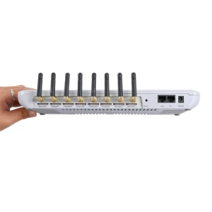 Hot sell Goip 8  call center SIP CALL imei change Quad band  voice call gsm terminational goip gsm gateway