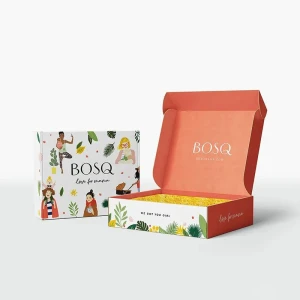 Multi-layer corrugated general clothing custom mailing box light luxury double-sided color printing packaging box
