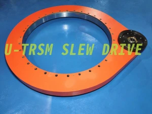 large size 29" slew drive slewing drive S-II-O-0741 with high output speed can replace geared slewing ring