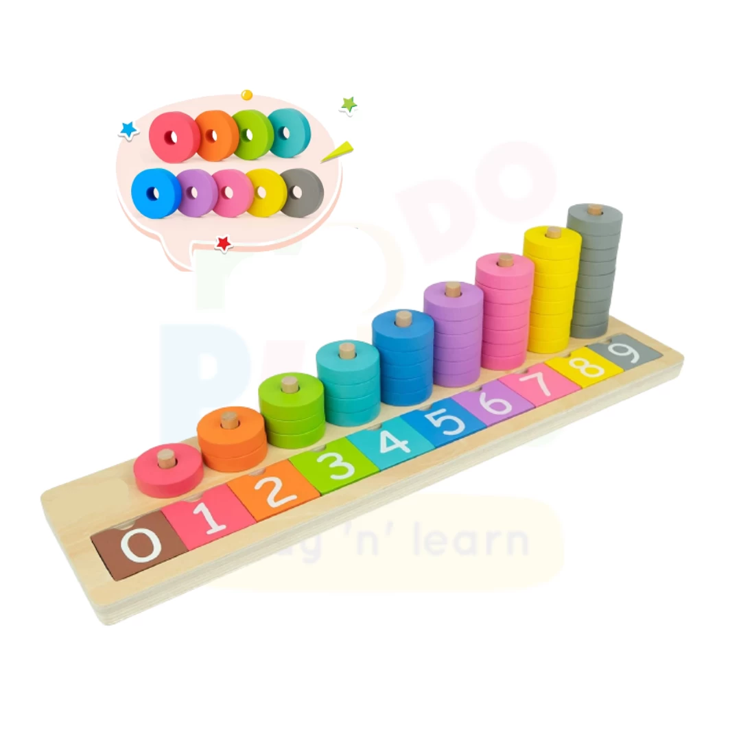 Maths Counting Rings Buy Stacking Rings And Counting Games from KiddoPlus, India ...